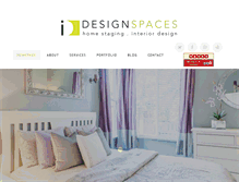 Tablet Screenshot of idesignspaces.com